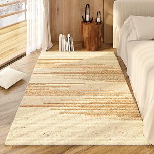 AOVOC Ковер 120х200 см для спальни/гостиной в японском стиле, из искусственной шерсти, толстый, в стиле натурального дерева