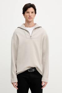 Шерстяной свитер Emporio Armani, бежевый