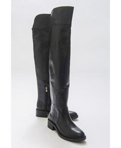 Женские кожаные сапоги-ботфорты Petya Forever & Always Shoes, Black leather