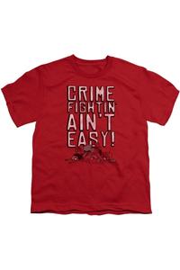 Футболка с коротким рукавом Teen Titans Go Not Easy для детей Gildan, красный