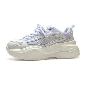 Легкие Увеличивающие Рост Низкие Массивные Кроссовки Женские STUR YSN, Белый Красный