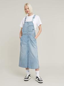 Длинное платье G-Star, светло-синий