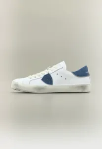 Тренеры Philippe Model, White/Blue/Silver-Coloured/Ivory