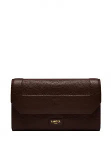 Мини-сумка-кошелек на цепочке Ninon Lancel, коричневый