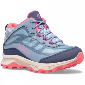 Детские водонепроницаемые походные ботинки Moab Speed Mid Merrell, Dusty Blue Coral