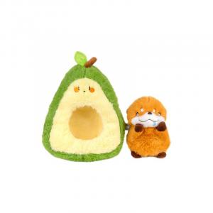 Плюшевая кукла капибара фруктовое животное высота 30см Love