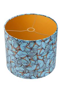 Абажур 30x24 см, синий