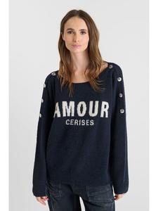 Le Temps des Cerises Пуловер GALLI сине-темно-синего цвета