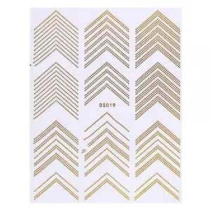 Наклейки для ногтей Bna Cb125 Golden Beautynails