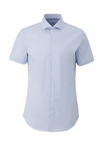 Повседневная рубашка s.Oliver BLACK LABEL Regular fit Button Up Shirt, светло-синий