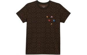 Футболка SS24 женская Chestnut Brown COACH, Chestnut Umber