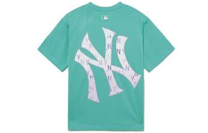Футболка New York Yankees Unisex Бирюзовая MLB Сине-зеленая