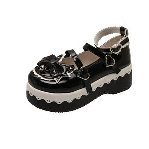 Туфли Мэри Джейн на платформе женские BINGO DUCK, Black