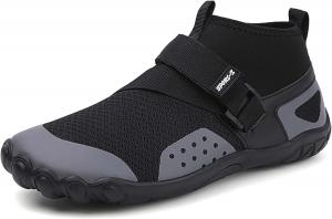 Мужские и женские водные туфли, нескользящие, для ходьбы, быстросохнущие, для пляжа, плавания, серфинга, водных видов спорта, для йоги, фитнеса, многофункциональные танцевальные туфли, для катания на улице, походов Generic, черный