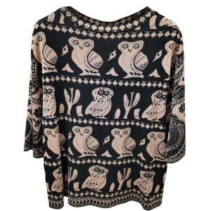 Кофта женская Chanel с принтом, черный