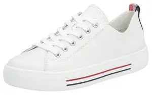 Кроссовки на платформе Remonte, со съемной стелькой, повседневная обувь, полуботинки, туфли на шнуровке, белый