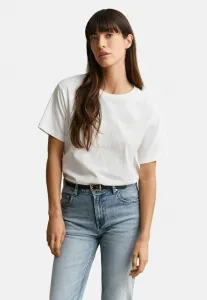 Футболка с графическим принтом Gant, Eggshell