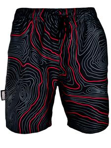 Guggen Mountain Шорты для серфинга 'Boardshorts 2335' в красном цвете