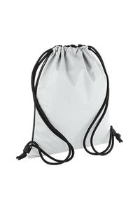 Светоотражающая сумка на шнурке Bagbase, серебро