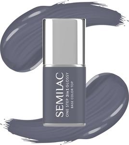 SEMILAC One Step Glossy 3in1 Hybrid Nail Polish S185 Stone Grey 7 мл