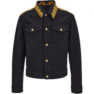 VERSACE Джинсовая куртка мужская, Black