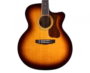 Гитара Guild F-250CE Deluxe Maple Jumbo Cutaway A/E - Античный Бурст