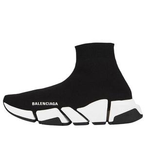 Кроссовки speed 2 trainer knit 'black white' Balenciaga, черный