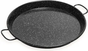 Сковорода для паэльи Levante, совместимая с индукционной плитой, 36 см, Valenciana, эмалированная сталь, 7 порций, черная Briebe