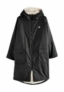 Зимнее пальто-халат большого размера Next, Black