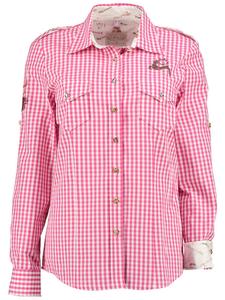 OS-Trachten Традиционная блузка Fronix темно-красного цвета