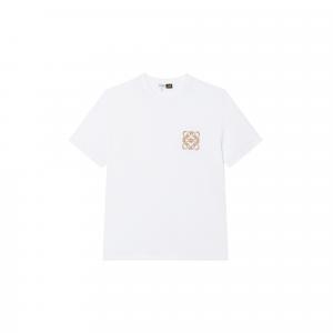 Футболка Paula's Ibiza Relaxed Fit LOEWE, белая