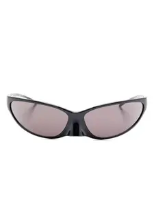 Balenciaga Eyewear солнцезащитные очки 4G Cat, черный