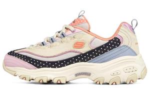 Кроссовки женские D"Lites 1.0 Chunky с низким верхом, натуральный цвет/многоцветный Skechers