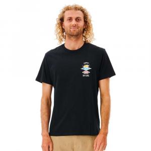 Футболка с коротким рукавом Rip Curl Search Icon, черный