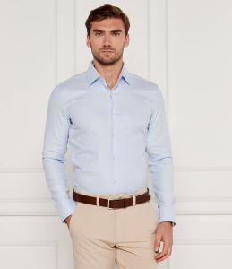 Рубашка BOSS BLACK H-HANK Slim Fit, небесно-голубой