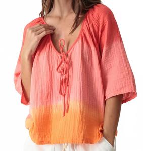 Женский топ Mindy в технике омбре Electric & Rose, Ombre