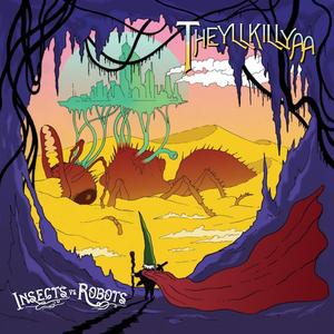 Виниловая пластинка LP TheyllKillYaa [Purple Vinyl] - Insects vs. Robots