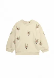 Толстовка с изображением оленя, стандартного кроя. Jojo Maman Bébé, Natural