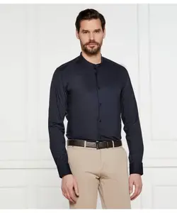 Рубашка H-hank-s-stan-c3-252 Slim fit Boss, синий