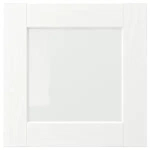 Стеклянная дверь, под белое дерево, 40x40 см, ENKÖPING IKEA