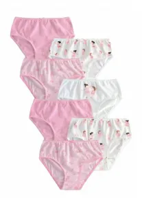 Трусы в упаковке из 7 штук Next, Pink Ballerina
