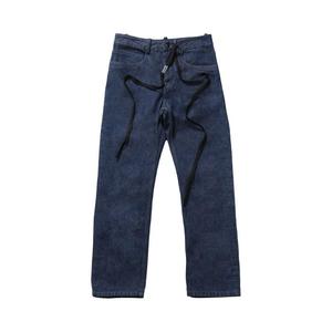 Брюки Ann Demeulemeester Herme 5-Pocket Slim Fit Cropped Trouser, Dark Blue