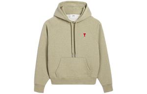 Ами Парис Ами Де Кёр вышитая зип-ап худи AMIPARIS, зеленый