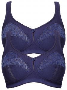 SUSA Бюстгальтер 'Topsy Plus' в цвете Marine Blue