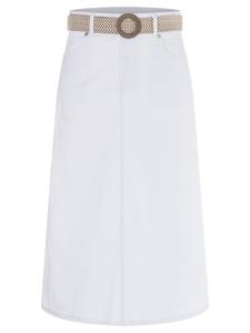 Белая джинсовая юбка More & More