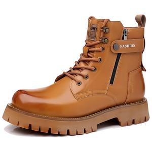 LUOMAIKE Жёлтые короткие мартинсы мужские, цвет Yellow