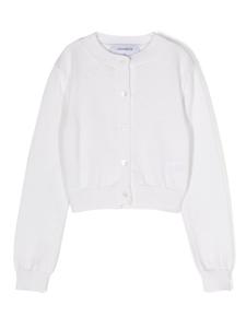 Simonetta кардиган с цветочным узором, белый