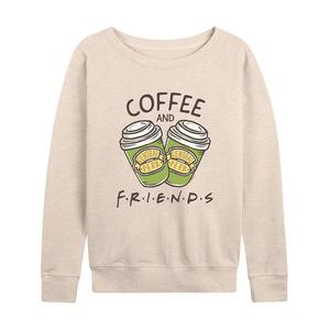 Женский легкий свитшот из френч терри Friends Coffee & Friends Licensed Character, цвет Birch