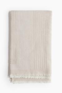 Шарф из смеси шерсти H&M, бежевый