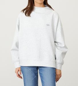 Пуловер Lee с высоким воротником и застежкой-молнией на спине, из картонной вязки.